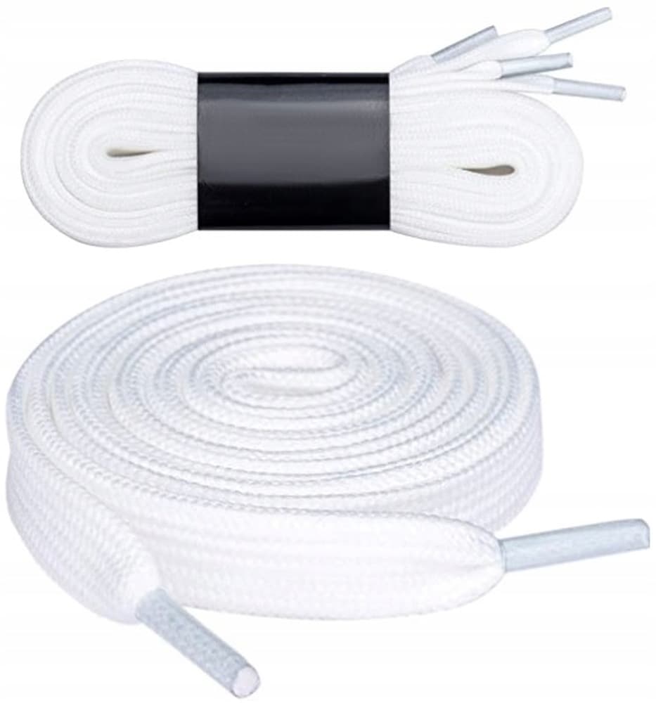 Coccine Sznurowadła Blister Laces 100 cm białe płaskie