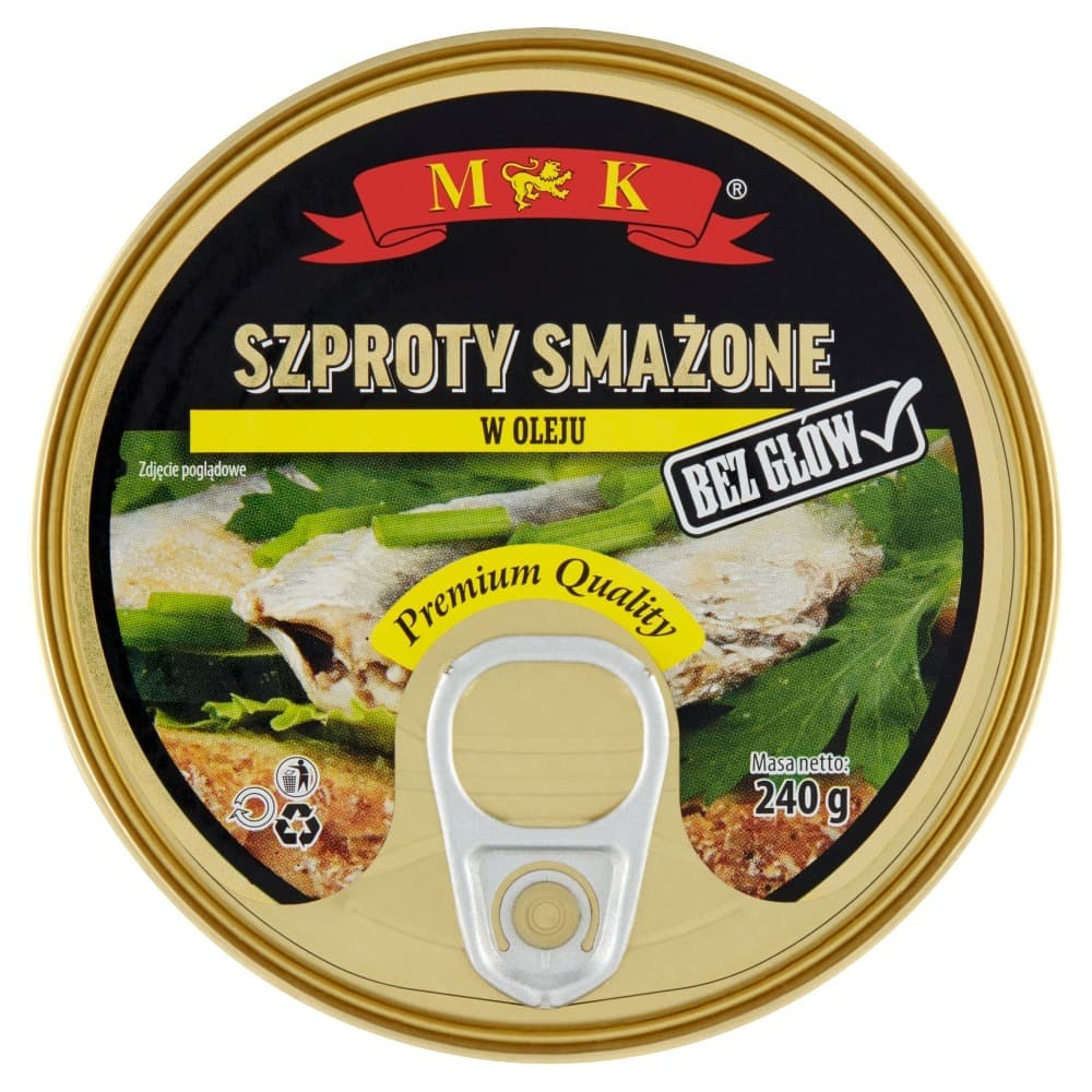 MK Smażone szproty w oleju 240 g