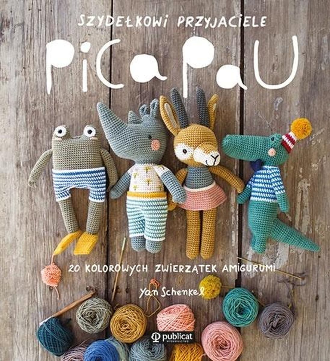 Szydełkowe wzory zwierząt Pica Pau 20 projektów
