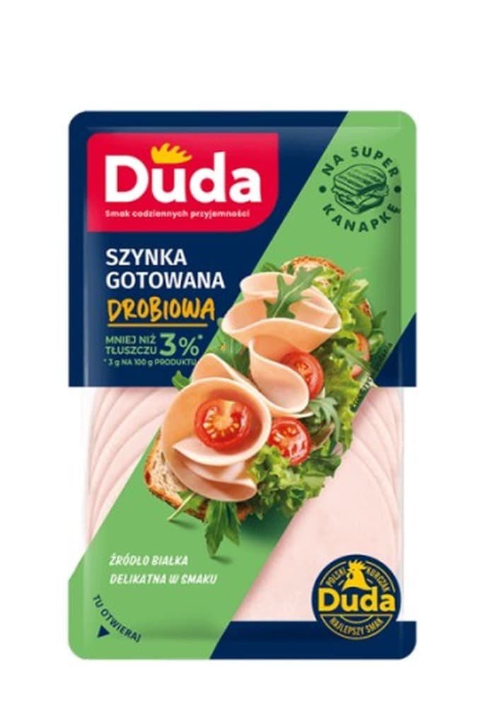 Szynka drobiowa gotowana 100 g Duda