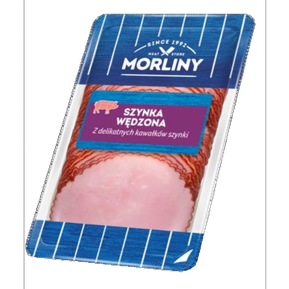 Szynka wieprzowa wędzona parzona Morliny 400 g