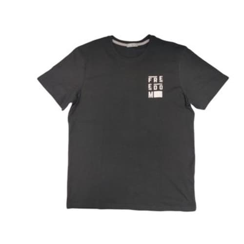 T-shirt męski Freedom czarny rozmiar M