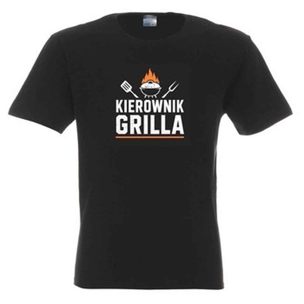 T-shirt męski klasyczny czarny