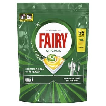 Tabletki do zmywarki Fairy Original All in One cytrynowe 56 szt.