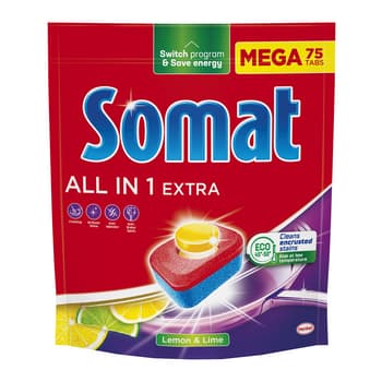 Tabletki do zmywarki Somat All in 1 Extra Lemon 75 sztuk