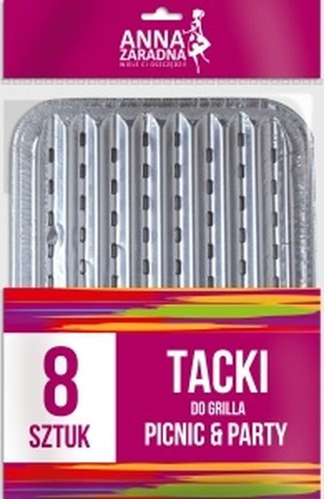 Tacki grillowe aluminiowe Anna Zar 28.5 x 22.5 cm