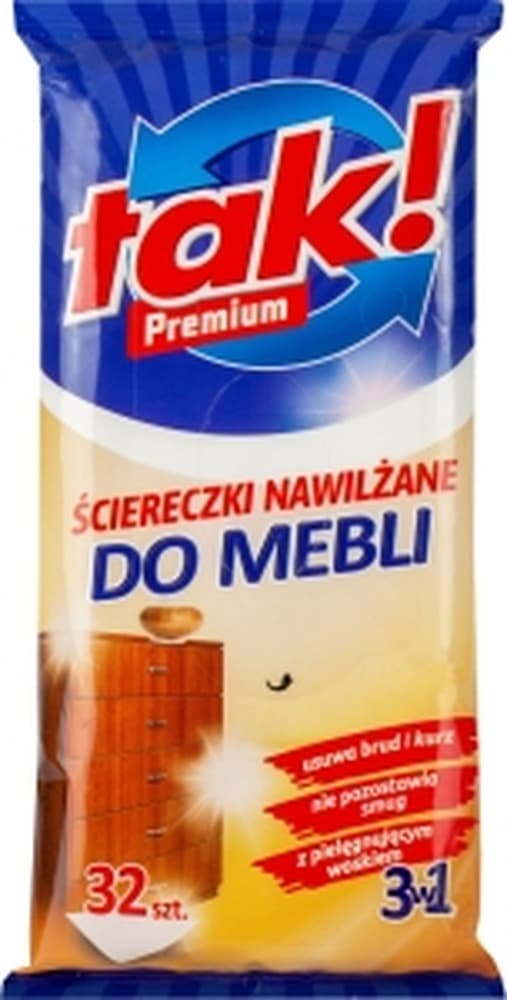 TAK Ścierka nawilżana A32 do mebli