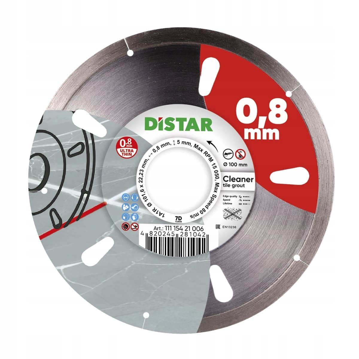 Tarcza diamentowa Distar Cleaner 100 x 0,8 x 5 x 22,23mm