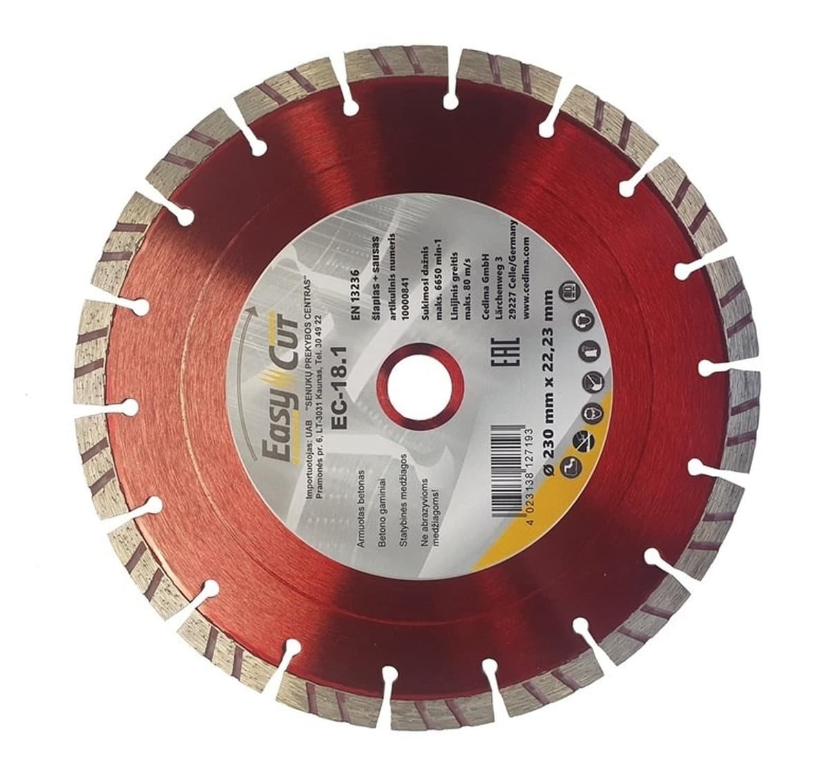 Tarcza diamentowa segmentowa 350x3,2