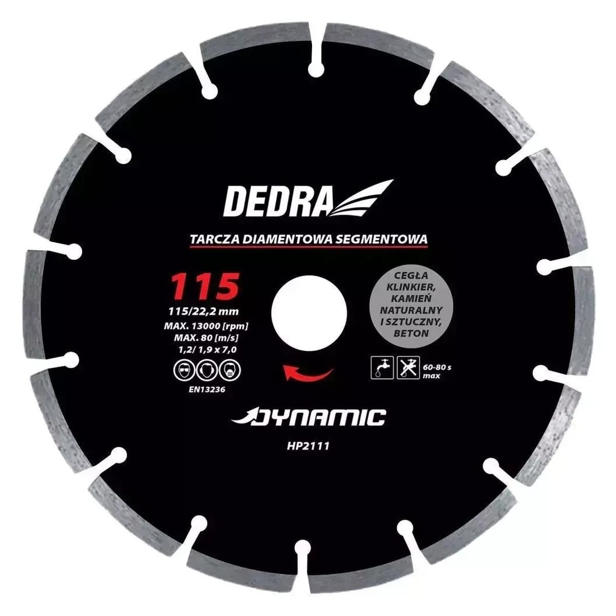 Tarcza segmentowa Dynamic 110 mm / 22.2 mm