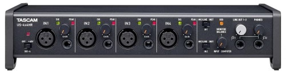 Tascam US-4x4HR interfejs audio/MIDI USB wysokiej rozdzielczości