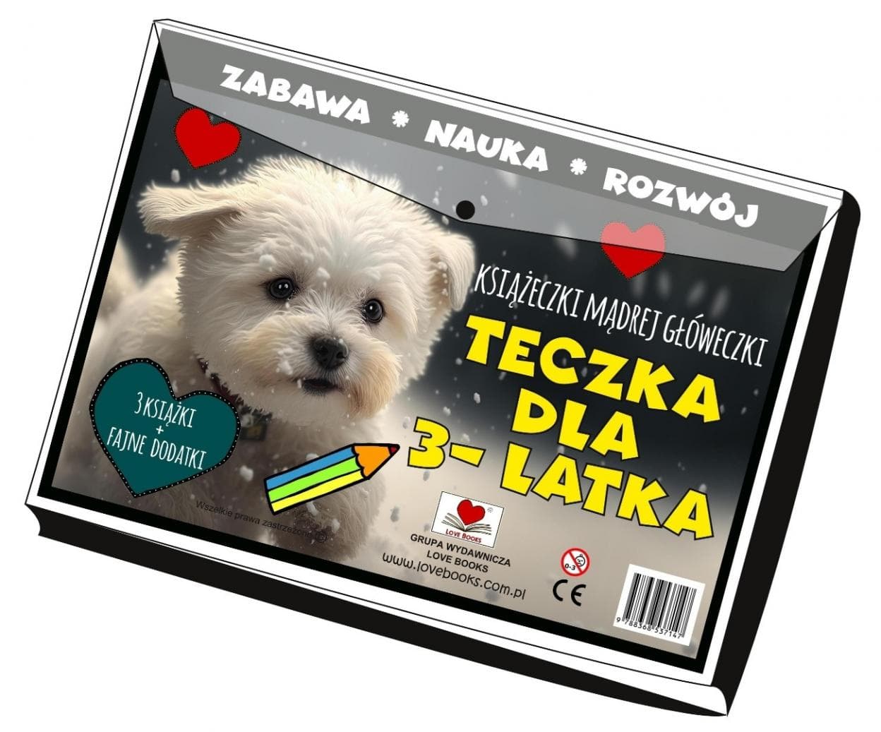 Love Books teczka edukacyjna dla trzylatka