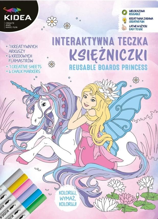 Kidea Interaktywna Teczka Księżniczki