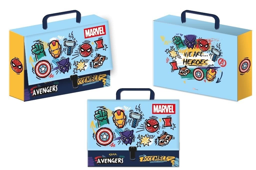 Teczka walizeczka Avengers format A4 z rączką