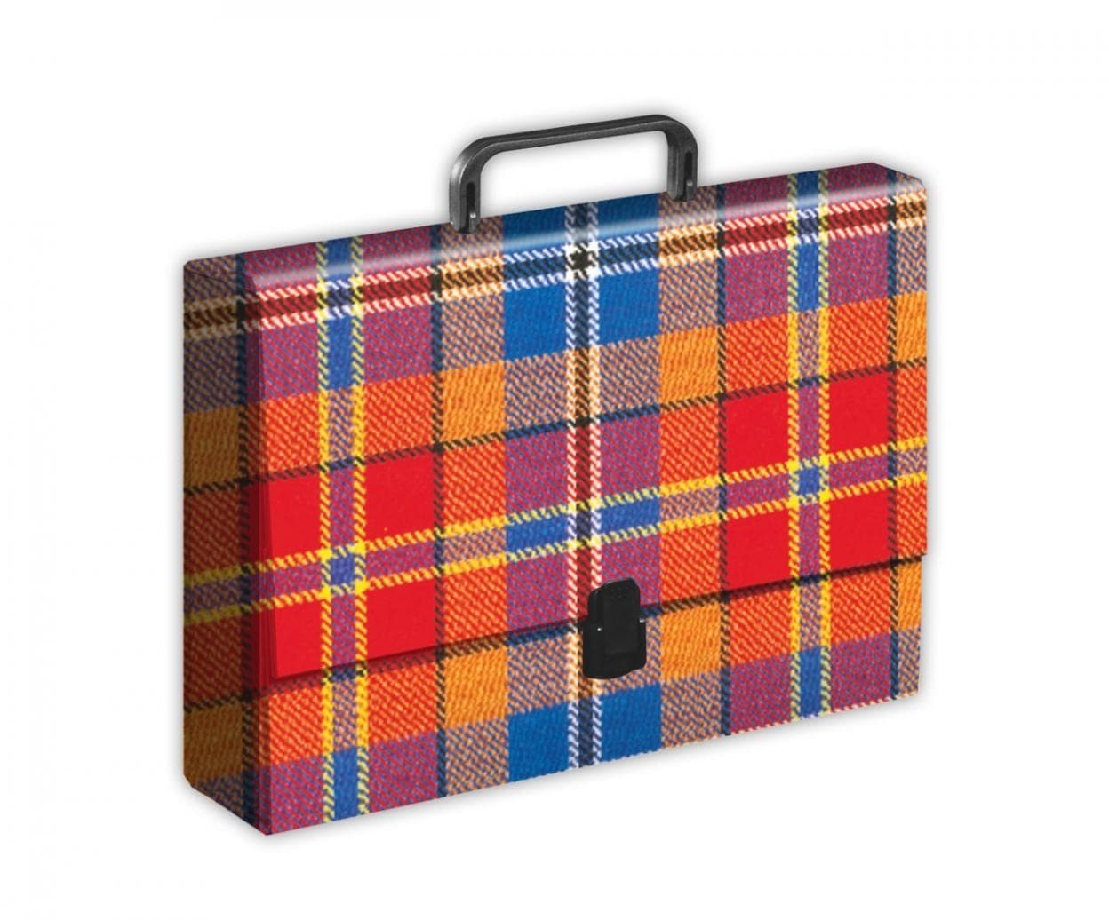 Teczka z rączką A4 maxi kratka Penmate 32,5x24x6 cm