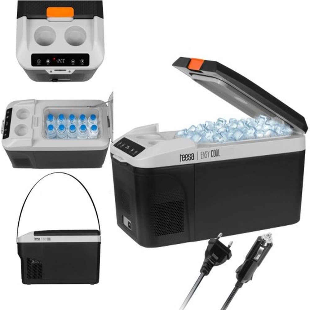 TEESA Lodówka Turystyczna 13L z Funkcją Mrożenia DC12/24V AC 230V