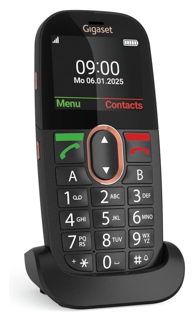 Telefon dla seniora Gigaset GL695 czarny