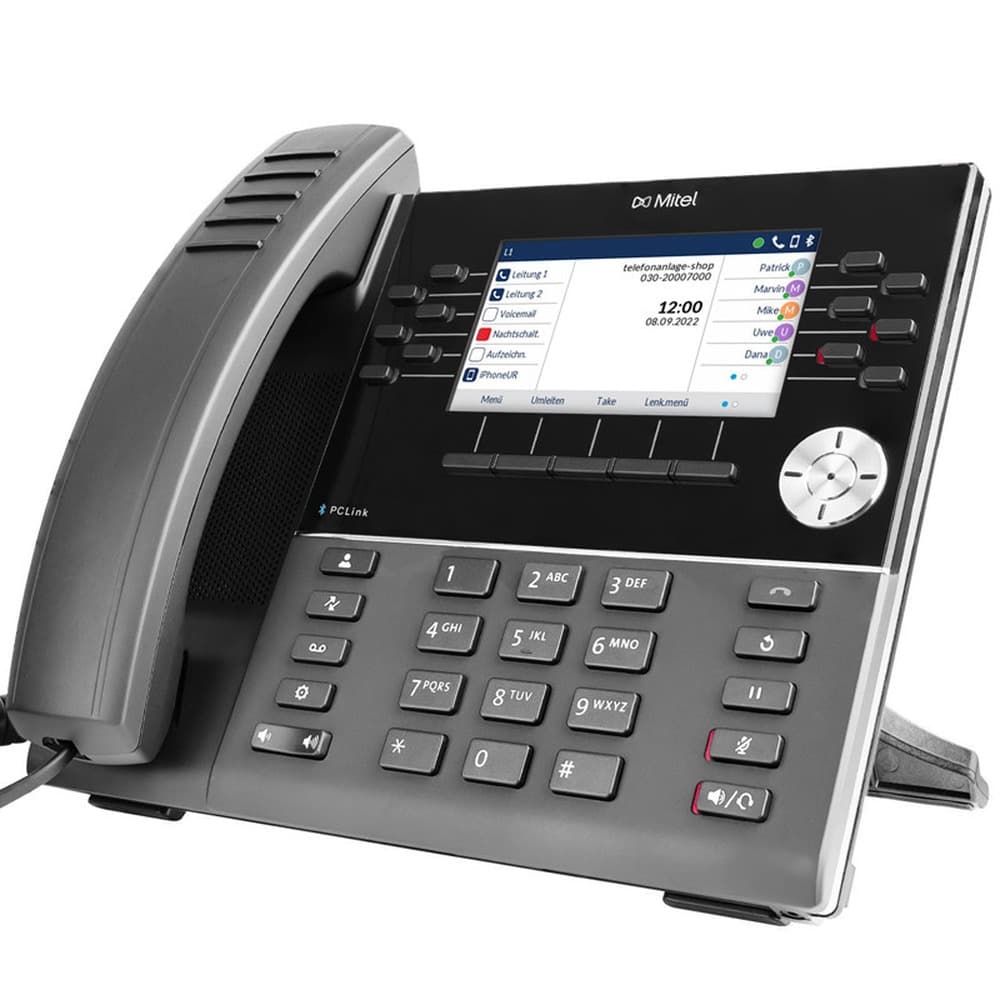 Telefon IP Mitel 6930w z wyświetlaczem i funkcjami biznesowymi