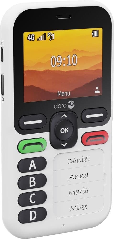 Telefon komórkowy Doro Leva X10 4G z dużymi przyciskami