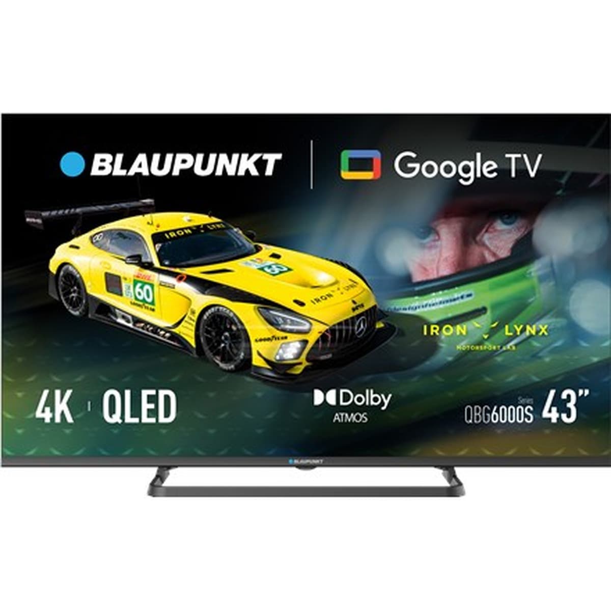 Telewizor QLED 43 cale Smart TV Google TV Blaupunkt 43QBG6000S czarny
