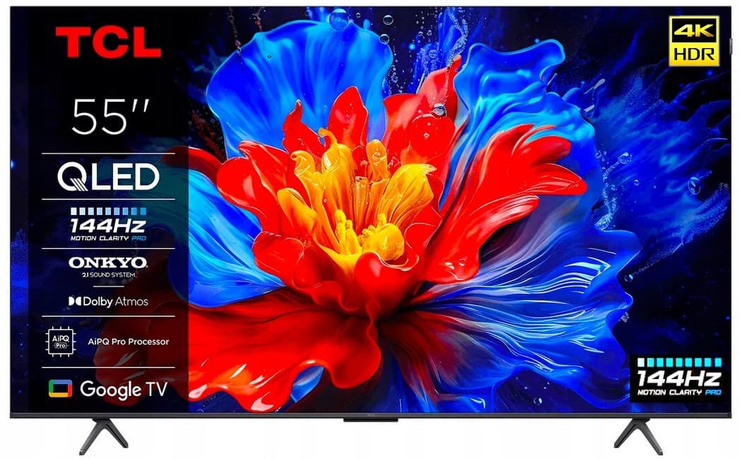 Telewizor QLED TCL 55 cali 4K Ultra HD 120 Hz