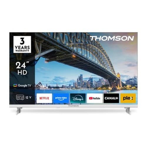 Telewizor Thomson 24" HD Biały 12V Google TV