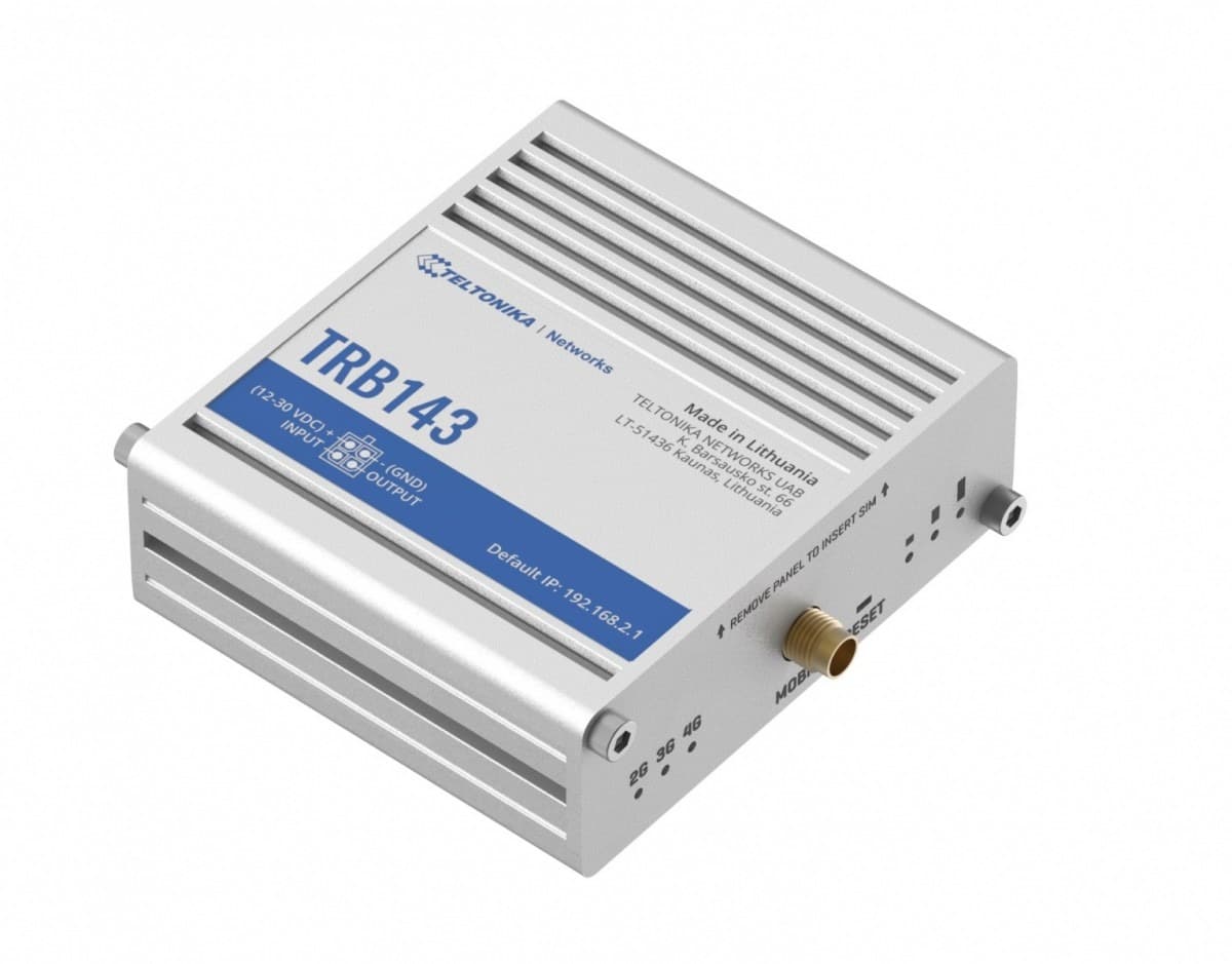 Teltonika TRB143 - Brama IoT LTE Cat 4, 3G, 2G, M-Bus, Zdalne Zarządzanie
