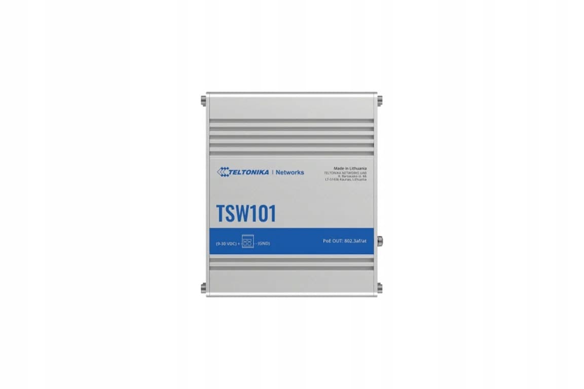 Teltonika TSW101 Gigabit Switch 5 portów RJ45 PoE+ 60W
