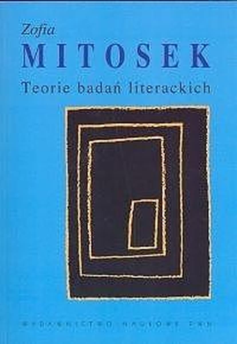Teorie badań literackich - podręcznik akademicki