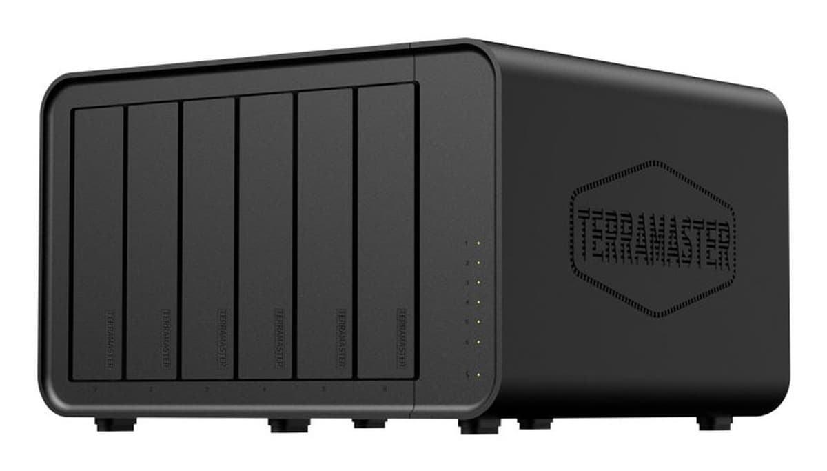 TERRAMASTER F6-424MAX NAS 6-dyskowy, 10 rdzeni, 8GB DDR5 RAM, bez dysków