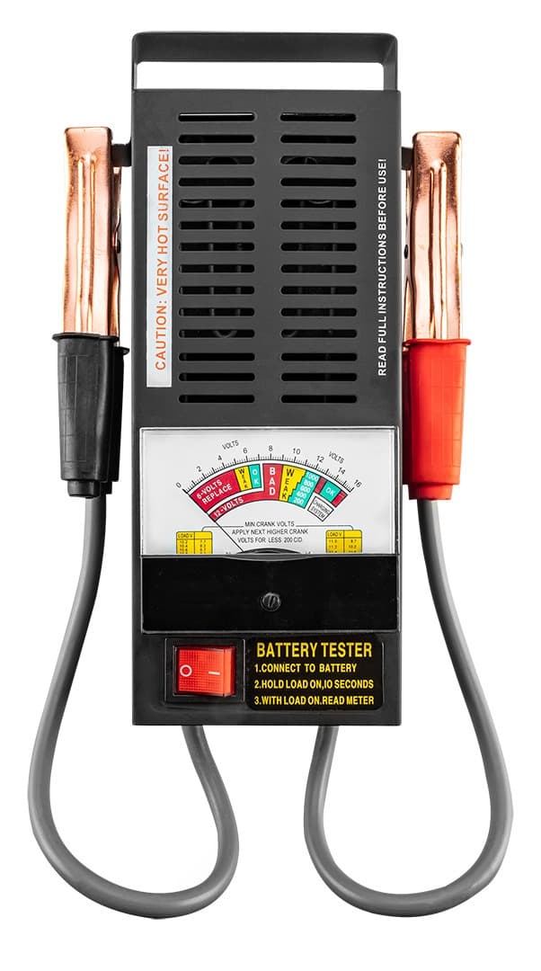 Tester akumulatorów analogowy 6-12V 100A