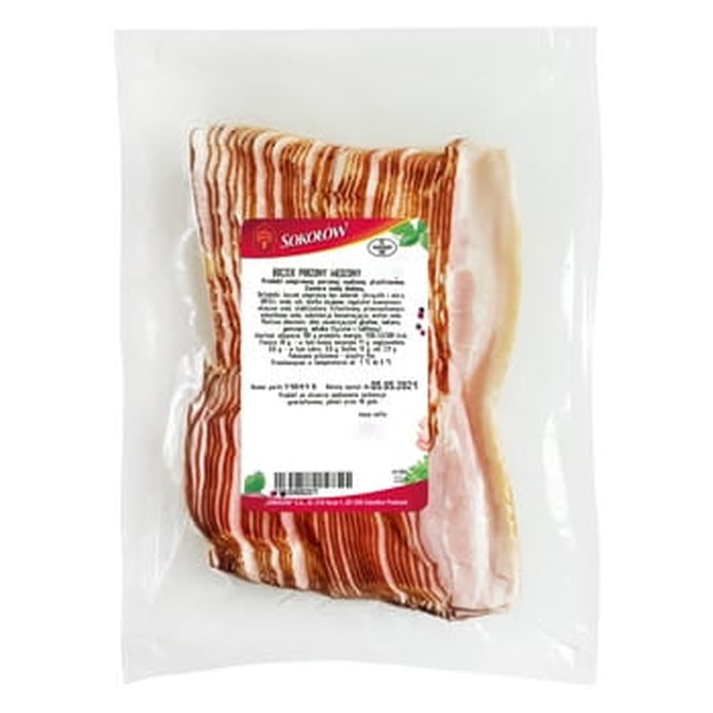 Boczek wędzony parzony ok. 2 kg