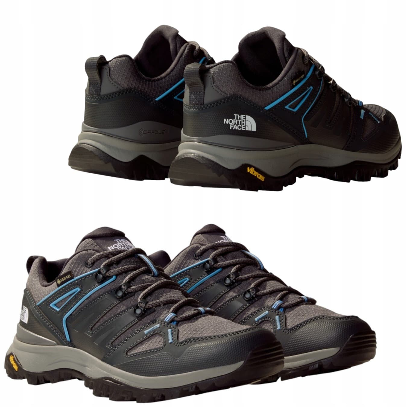 The North Face Hedgehog GTX - damskie buty trekkingowe niskie (czarne/szare)