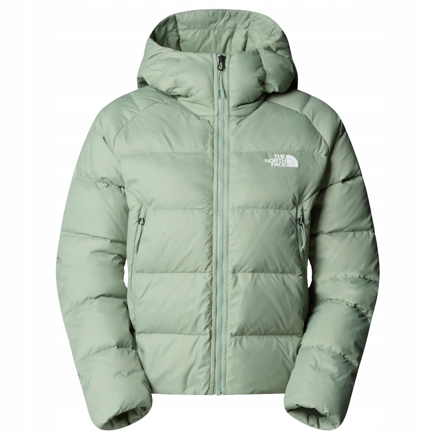 Kurtka Puchowa Damska The North Face Hyalite Down Hoody Szarawo-Mchowy