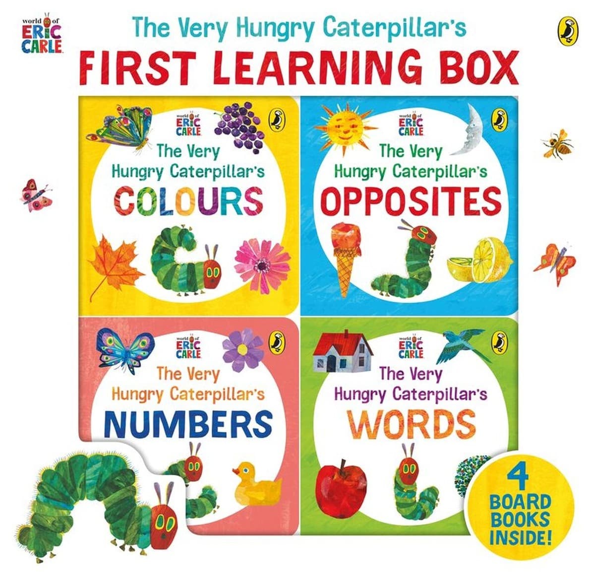 The Very Hungry Caterpillar's Early Learning Box wer. angielska