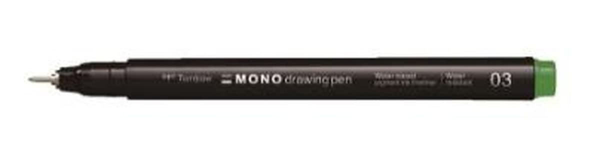 Tombow Mono Drawing Cienkopis do rysowania 0,35 mm zielony