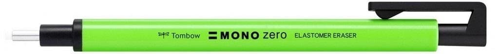 Tombow MONO zero Gumka precyzyjna neon green okrągła