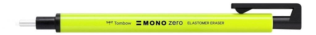 Tombow MONO zero Gumka precyzyjna neon yellow okrągła