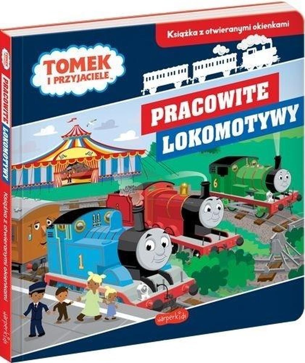 Tomek i przyjaciele. Pracowite lokomotywy - książka z okienkami