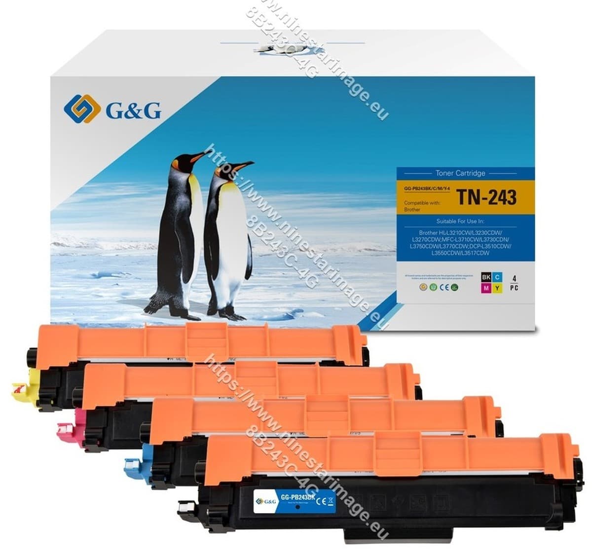 Toner 4er Set do Brother TN-243 BK/C/M/Y Value Pack