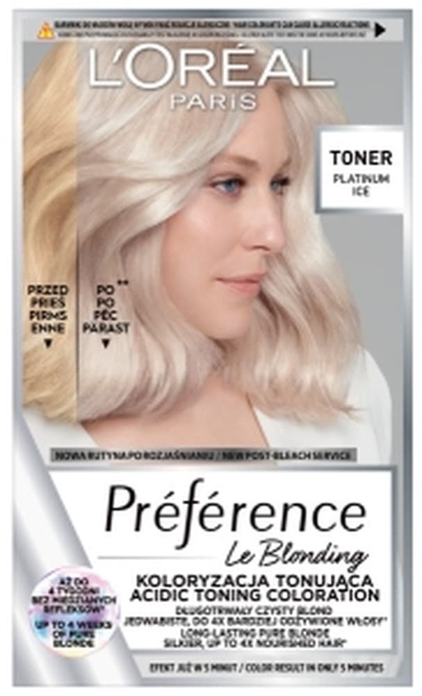 Toner do włosów L'Oréal Paris Preference 01 Platinum Ice