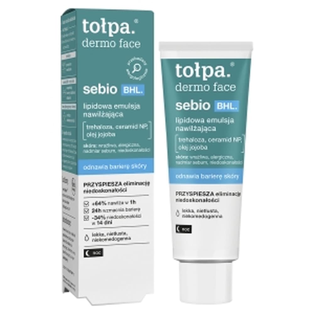 Tolpa Dermo Face Sebio emulsja na noc redukująca niedoskonałości 40 ml