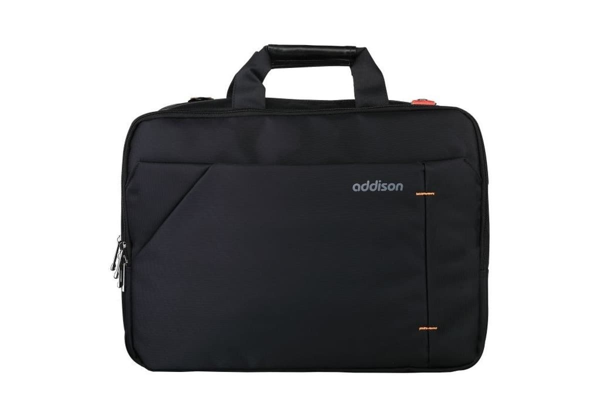 Torba na laptopa Addison Trinity 14 cali czarna nylonowa