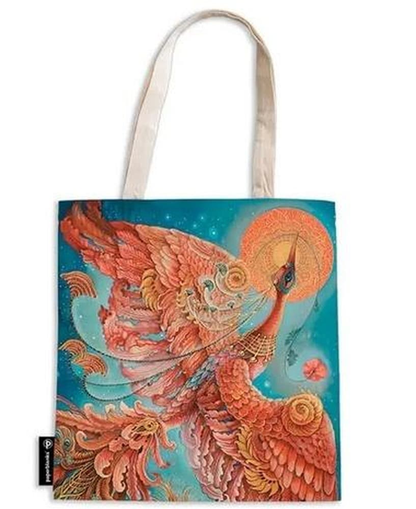 Torba płócienna Paperblanks Firebird z kieszenią na zamek 38 x 38 cm