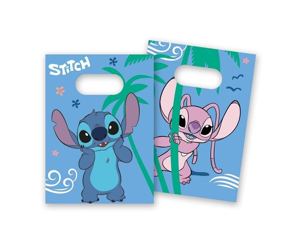 Torebki papierowe Stitch i Angel Disney 4 sztuki