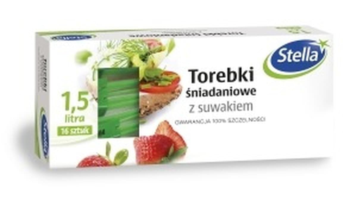 R- Torebki śniadaniowe Stella z suwakiem 1,5 l 16 sztuk