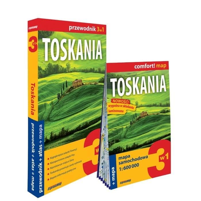 Toskania 3w1 przewodnik atlas i mapa Kamila Kowalska