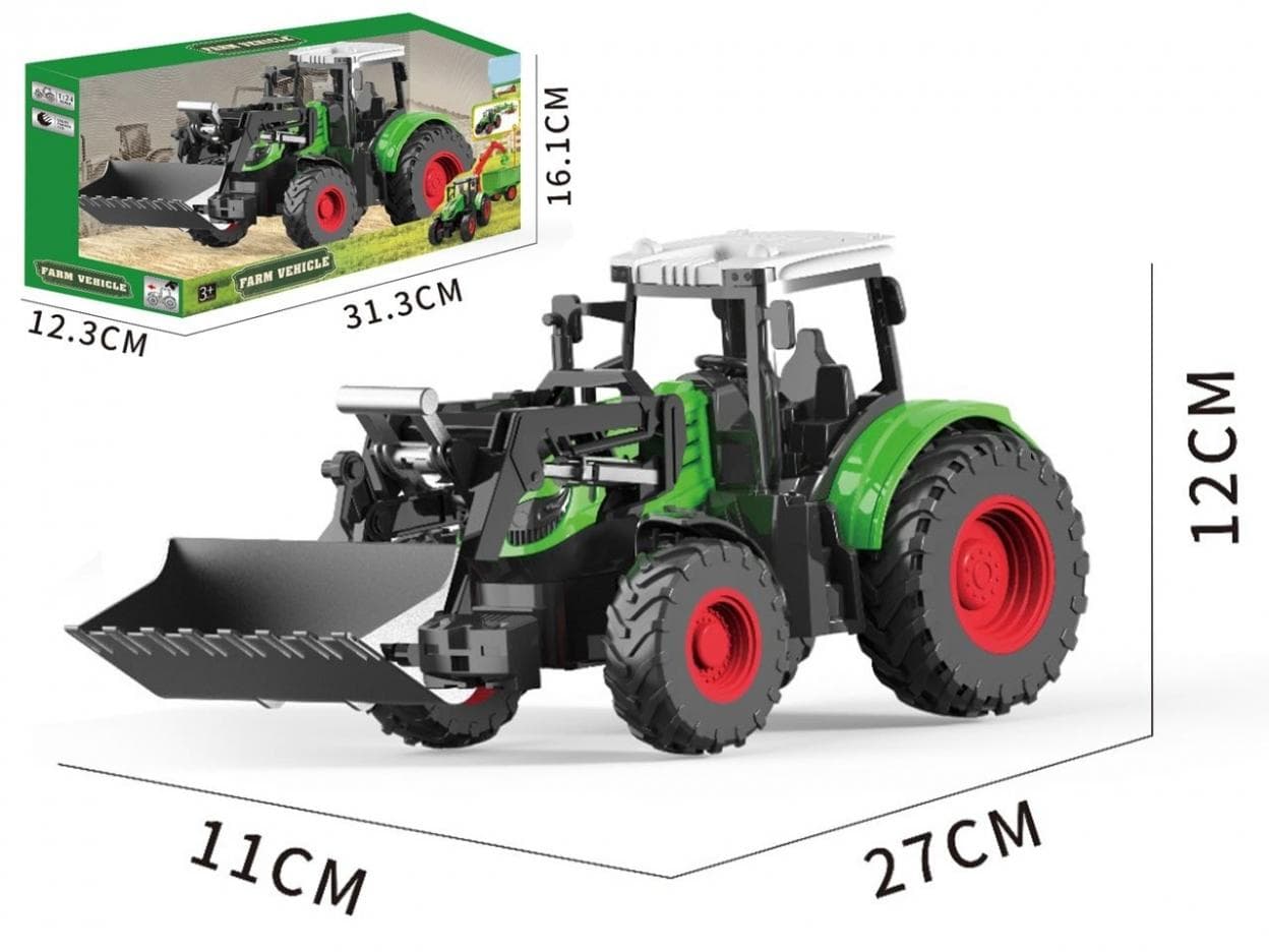 Traktor z ruchomym ładowaczem czołowym 27 cm Madej