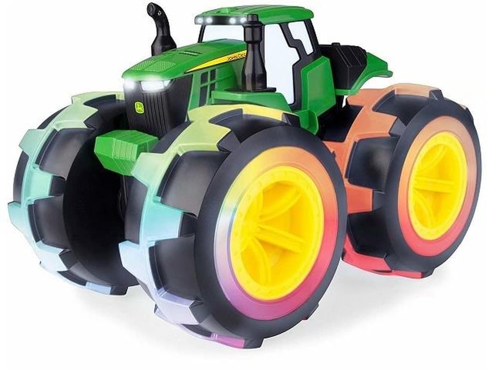Traktor John Deere Mega z efektami świetlnymi i dźwiękowymi