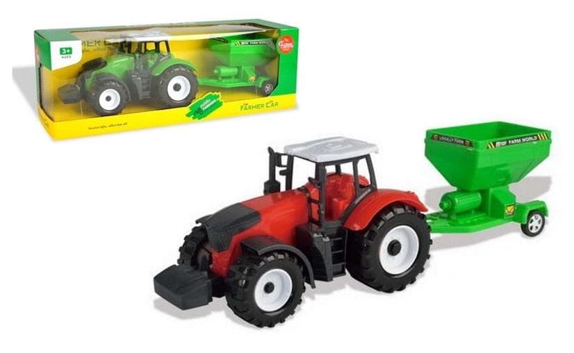 Zabawka dla dzieci: Traktor z napędem i maszyną MIX